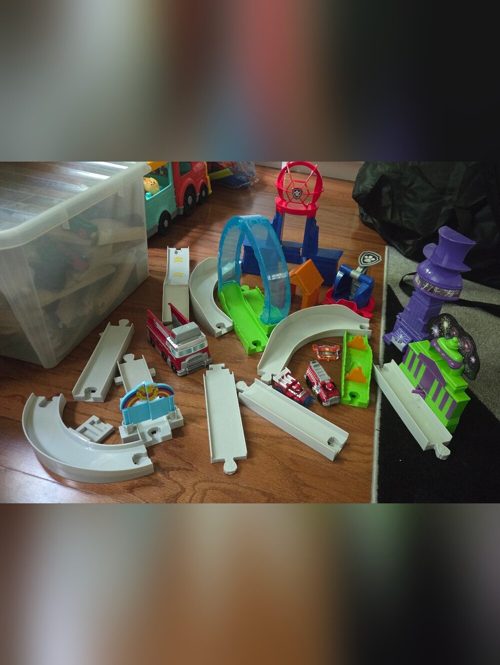 PAW Patrol True Metal Total City Rescue and Ultimate Fire Rescue Track Playsets.